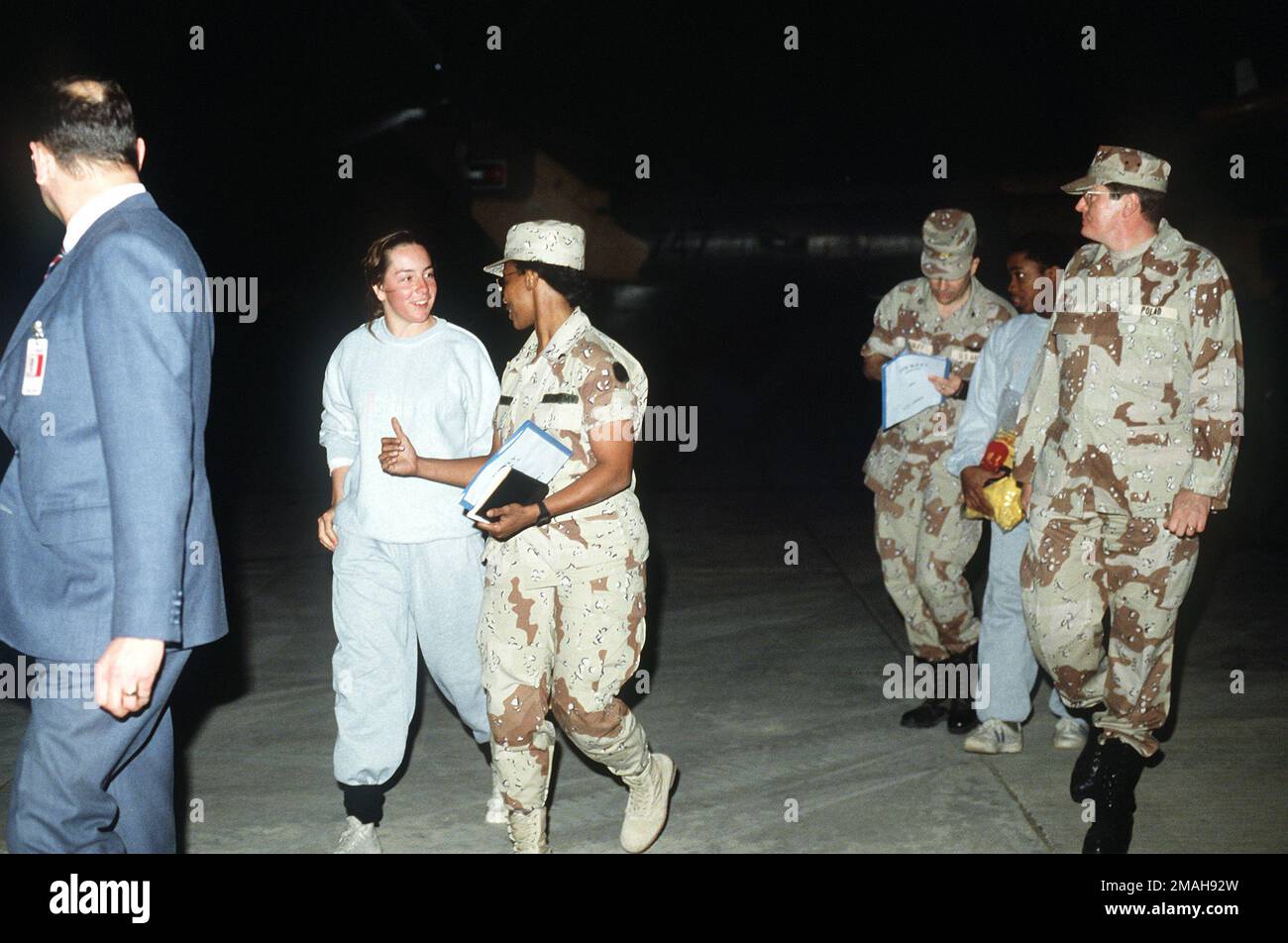 SPEC. Melissa RathbunNealy, the first female to be taken as a prisoner