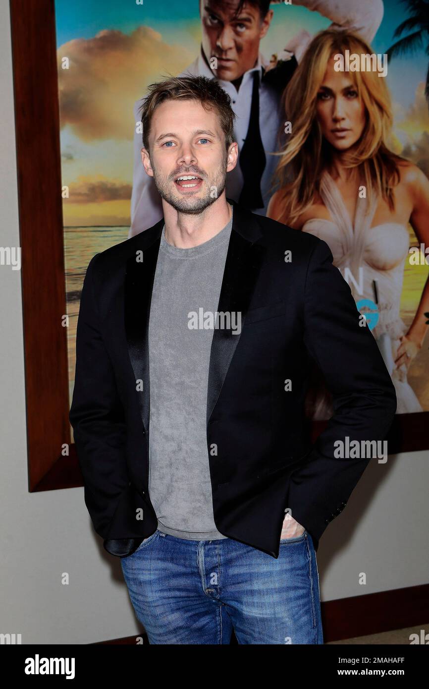 January 18, 2023, Los Angeles, California, USA: LOS ANGELES - JAN 18: Bradley James at the Premiere of Shotgun Wedding at the TCL Chinese Theatre IMAX on January 8, 2023 in Los Angeles, CA (Credit Image: © Nina Prommer/ZUMA Press Wire) EDITORIAL USAGE ONLY! Not for Commercial USAGE! Stock Photo