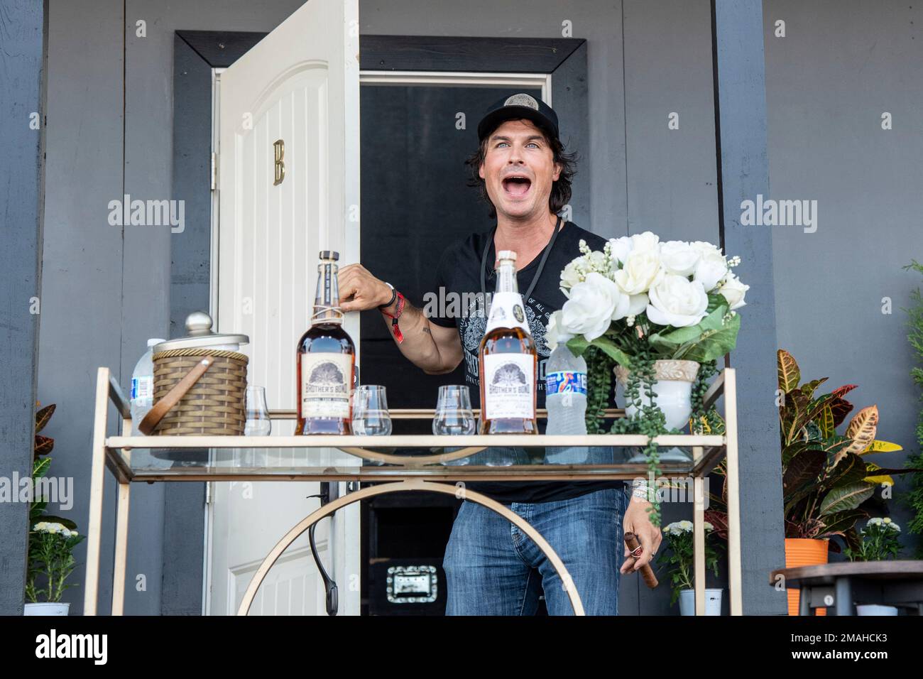 Ian Somerhalder is seen at Bourbon and Beyond Music Festival at