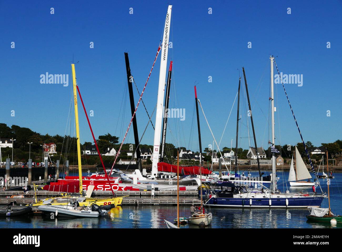 La TrinitesurMer marina, Idec Sport and Actual, Morbihan, Bretagne