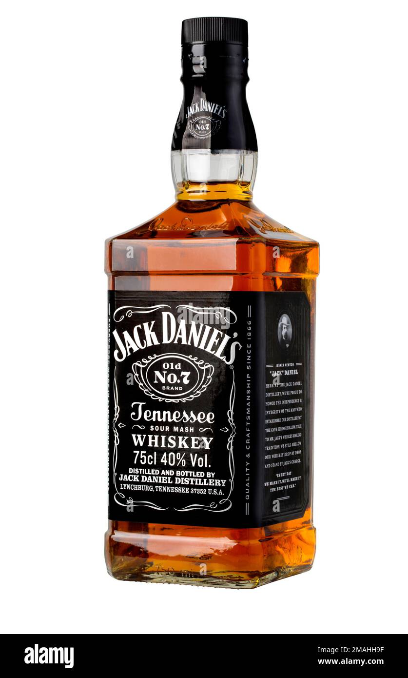 CHISINAU, MOLDOVA November 14,2015 botle of Jack Daniels. Jack