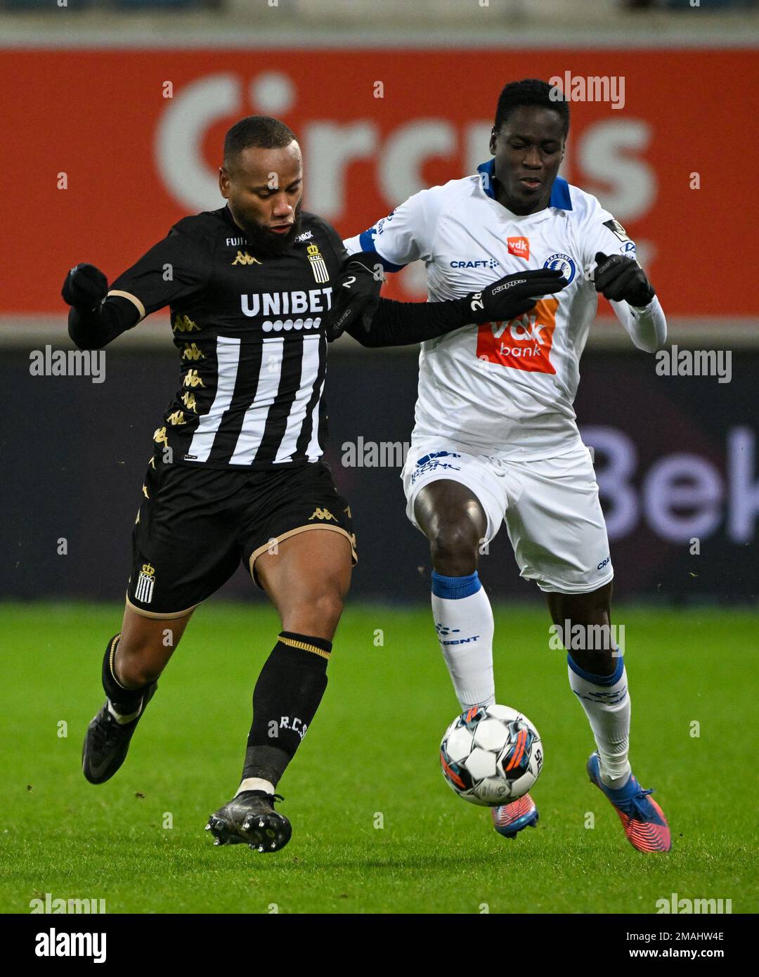 Marcinelle, Belgium. 19th Jan, 2023. Marco Ilaimaharitra (26) of