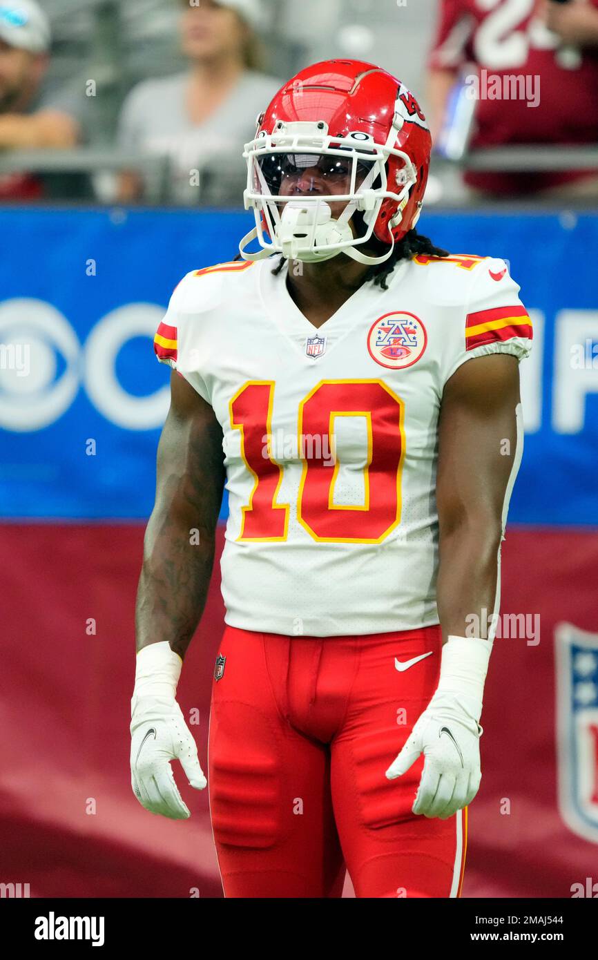 Kansas City Chiefs running back Clyde Edwards-Helaire (25) scores a  touchdown during an NFL football game against the Arizona Cardinals,  Sunday, Sept. 11, 2022, in Glendale, Ariz. (AP Photo/Rick Scuteri Stock  Photo 