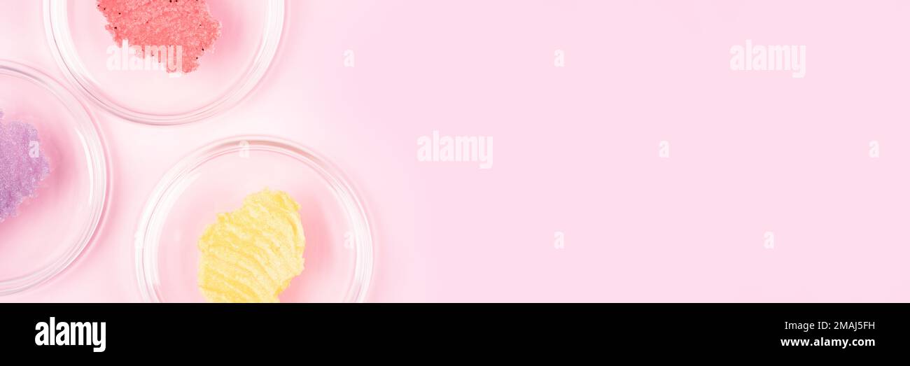 Skincare banner facial peeling hi-res stock photography and images - Alamy