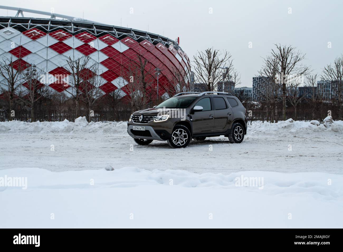 MOSCOW, RUSSIA - MAY 08, 2021 Renault Duster Second Generation Interior  View. Compact SUV Car Also Called Dacia Duster Editorial Image - Image of  duster, compact: 228681020