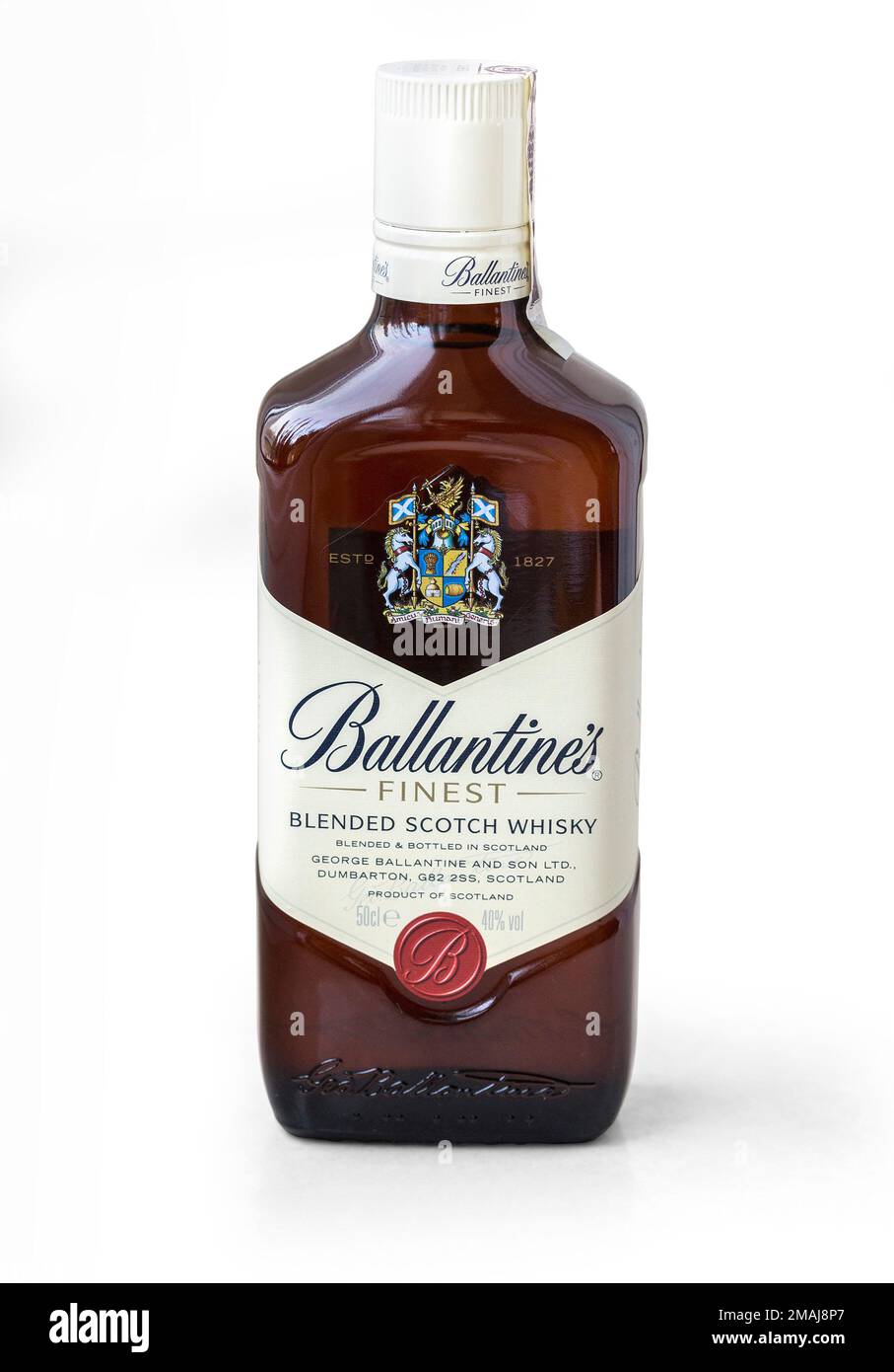 Ballantines whisky glass hi-res stock photography and images - Alamy