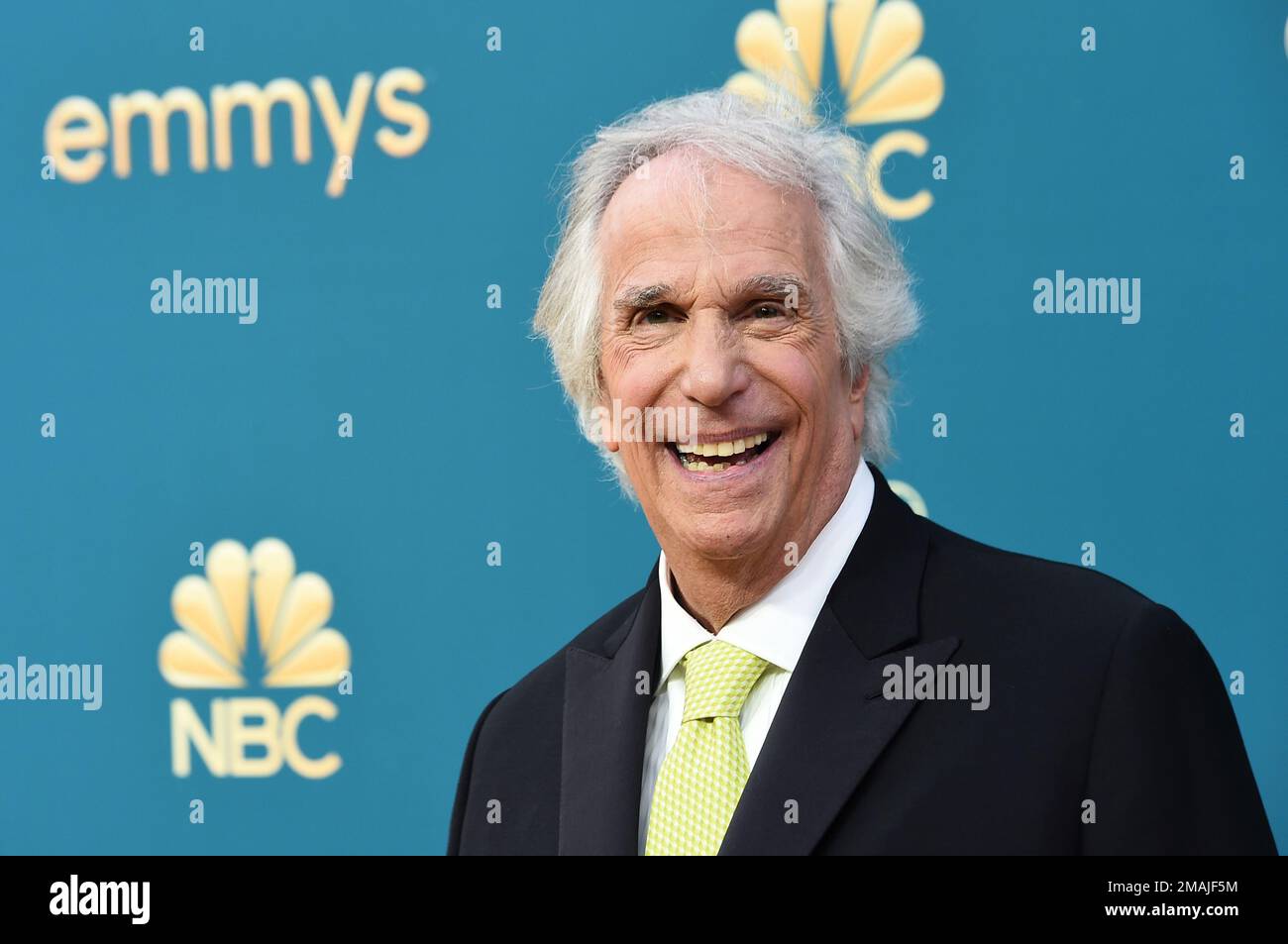 Henry Winkler arrives at the 74th Emmy Awards on Monday, Sept. 12, 2022