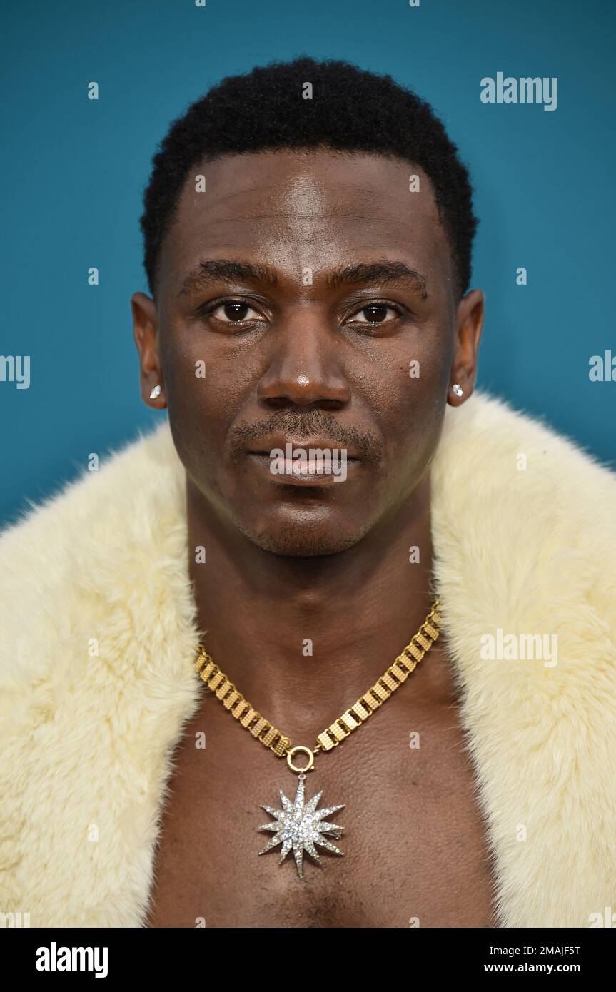 Jerrod Carmichael arrives at the 74th Emmy Awards on Monday, Sept. 12