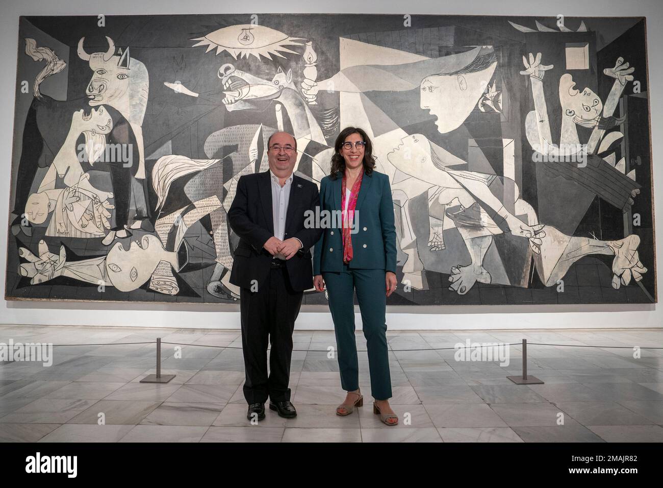 French Culture Minister Rima Abdul-Malakin, right, poses for a picture ...