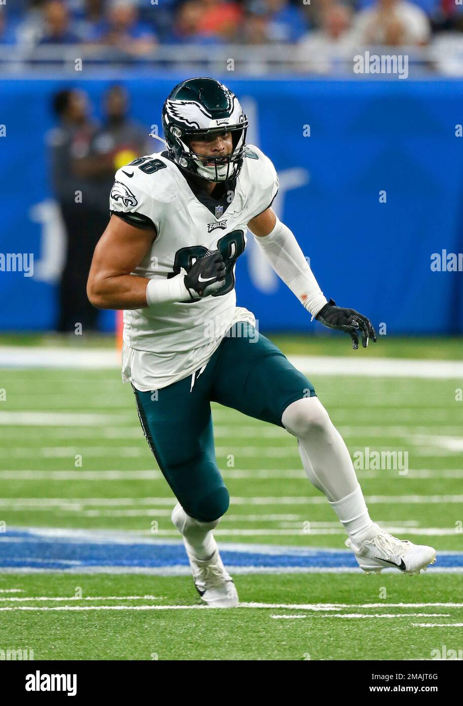 Philadelphia Eagles tight end Dallas Goedert (88) in the first half of ...