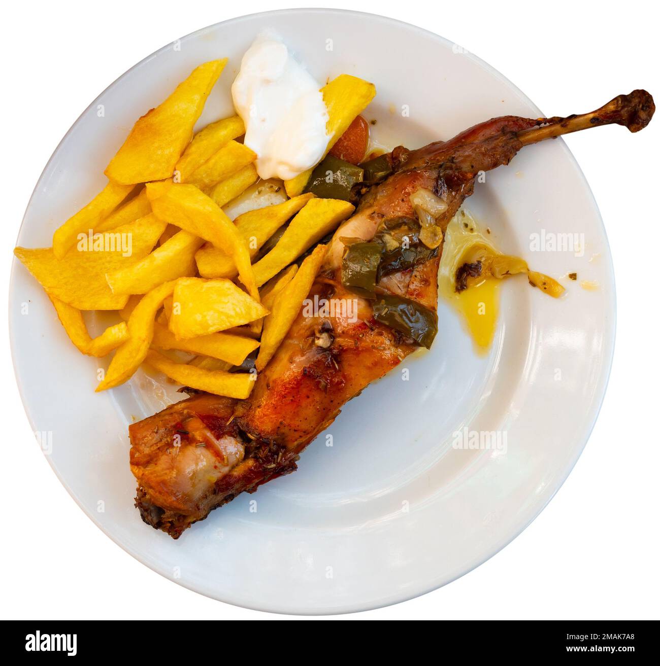 Dish of stewed rabbit with spices and boiled potatoes Stock Photo - Alamy