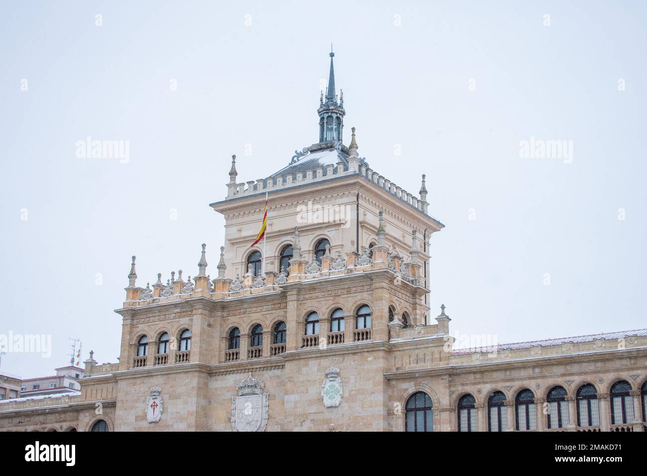 The town hall in the Plaza Mayor. Valladolid, Spain Stock Photo - Alamy