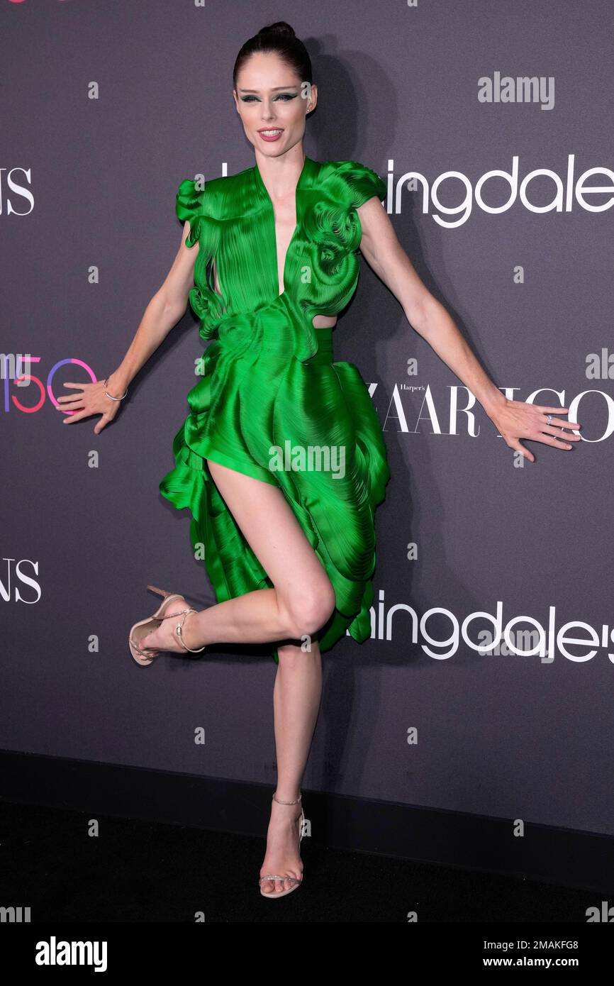 Coco Rocha attends the Harper's Bazaar Icons and Bloomingdale's 150th ...