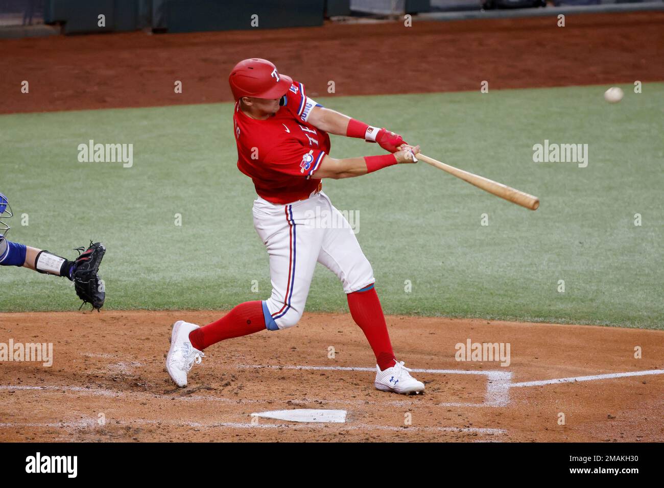 Josh Jung doubles in the 5th, 09/25/2022