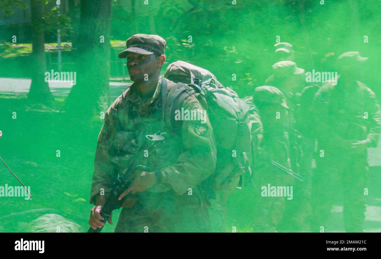 Cadets with the United States Military Academy complete the Crucible at