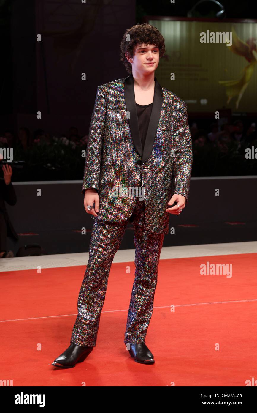 Noah Jupe poses for photographers upon arrival at the premiere of the ...