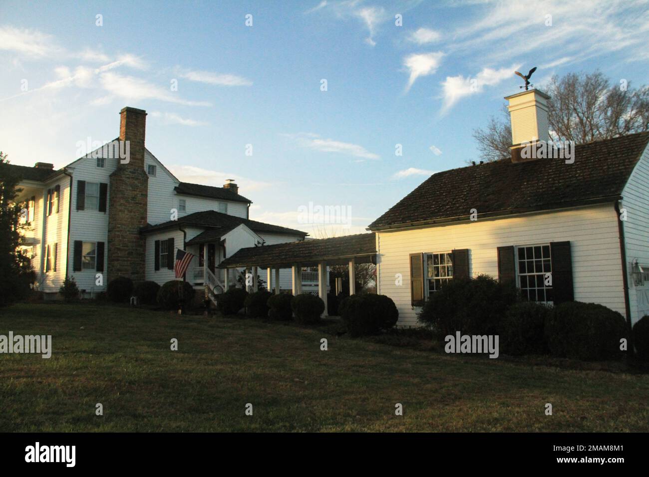 Virginia, USA. Riverview Manor, a historic estate (established 1957