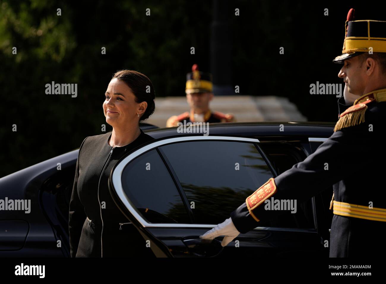 President Novak Hungarian President Katalin Novak arrives for a welcoming ceremony at ...