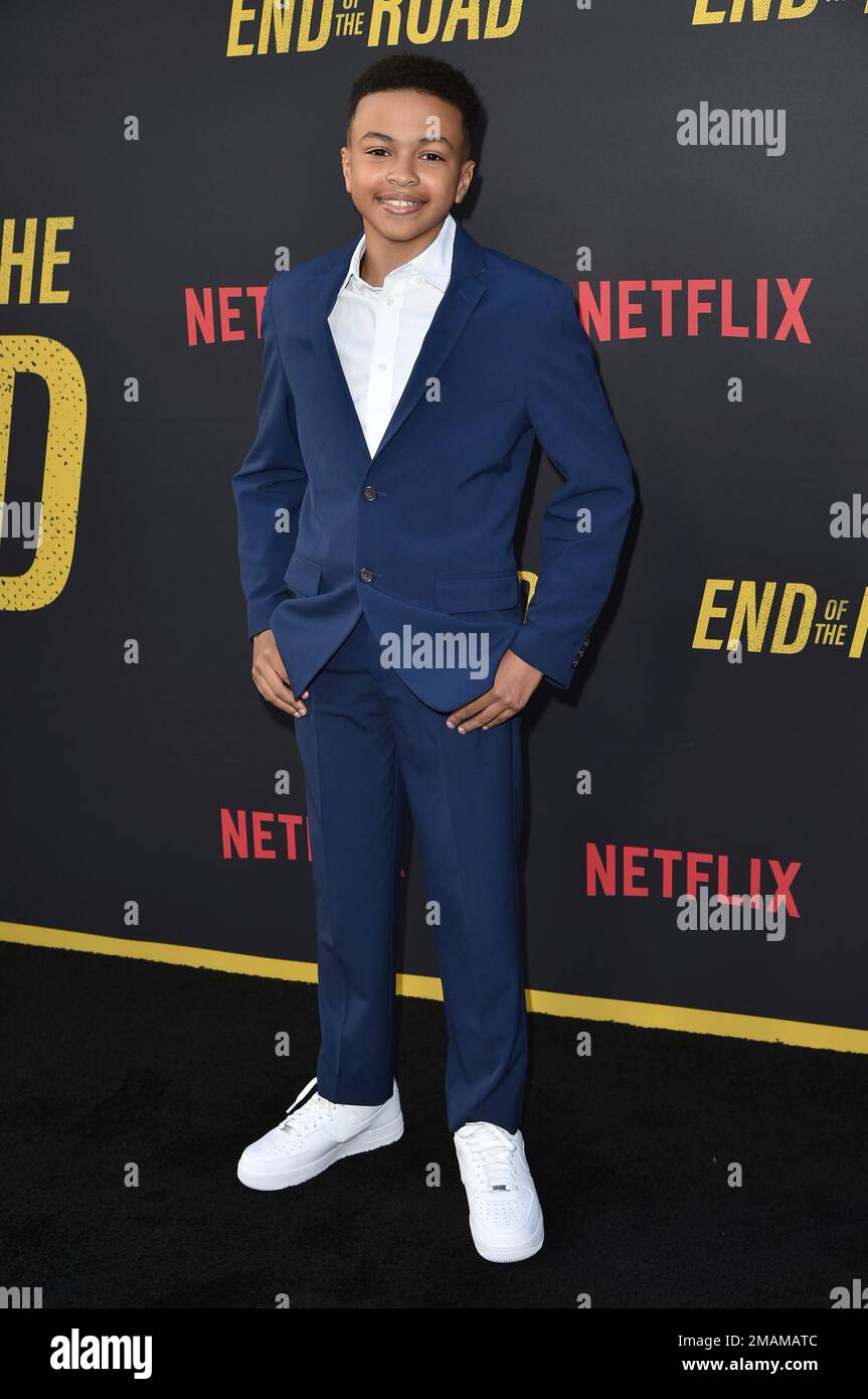 Shaun Dixon arrives at the premiere of “End of the Road” on Tuesday
