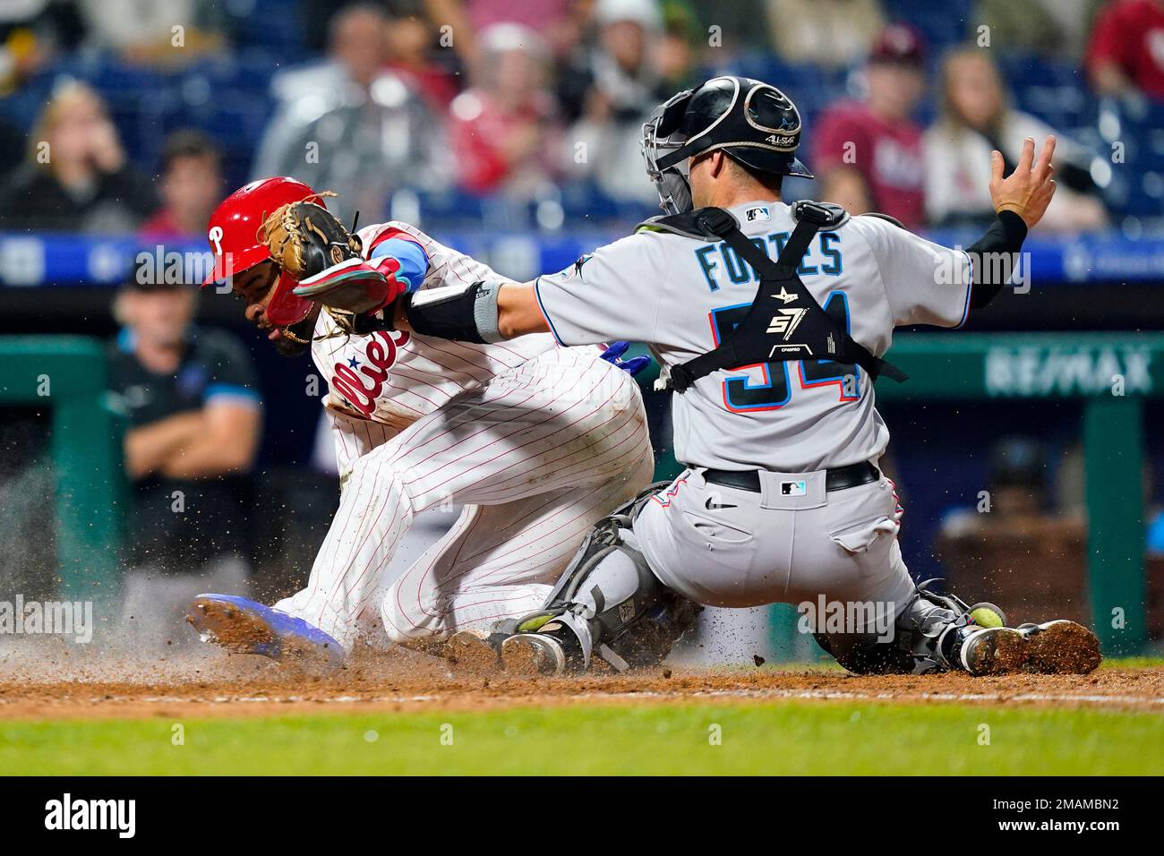 Philadelphia Phillies' Edmundo Sosa plays during a baseball game,  Wednesday, May 10, 2023, in Philadelphia. (AP Photo/Matt Slocum Stock Photo  - Alamy