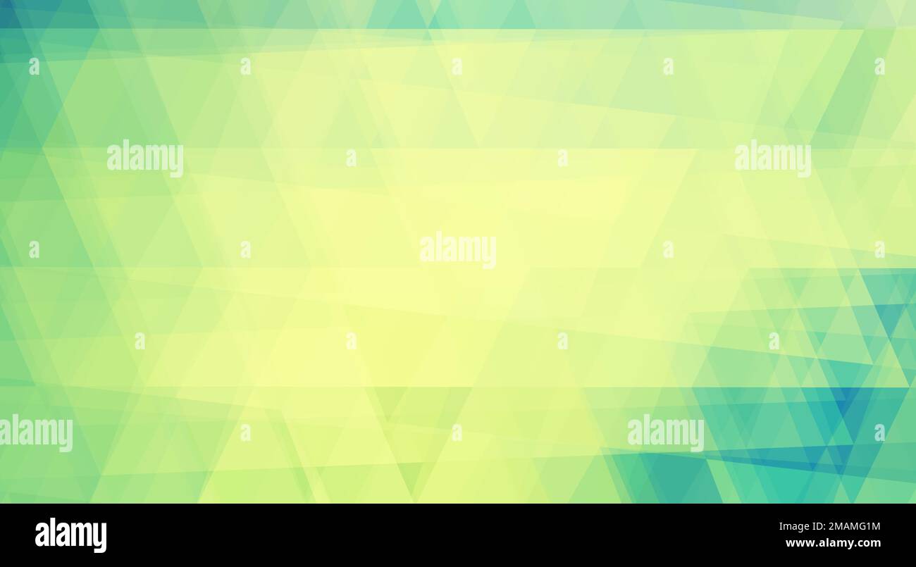 Abstract yellow aquamarine background textured by triangles. Vector graphic pattern Stock Vector