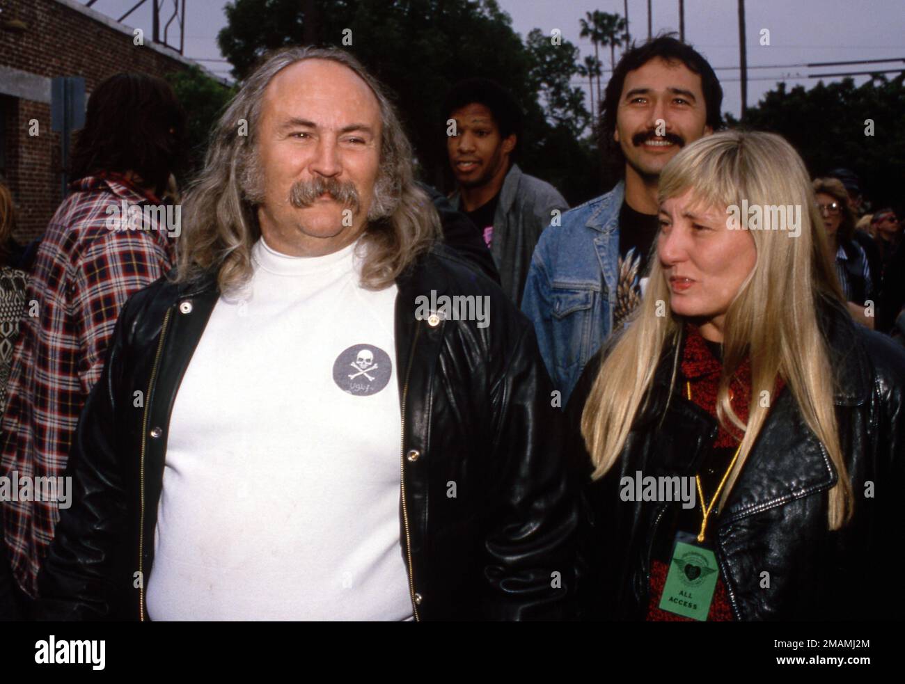 **FILE PHOTO** David Crosby Has Passed Away. David Crosby and wife Jan