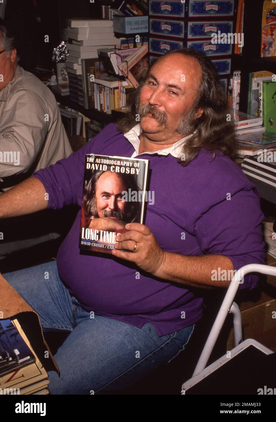 FILE PHOTO David Crosby Has Passed Away. David Crosby November 1988