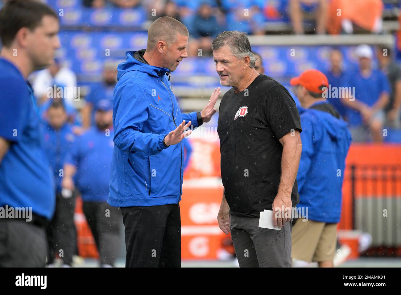 Florida head coach Billy Napier and Utah head coach Kyle Whittingham