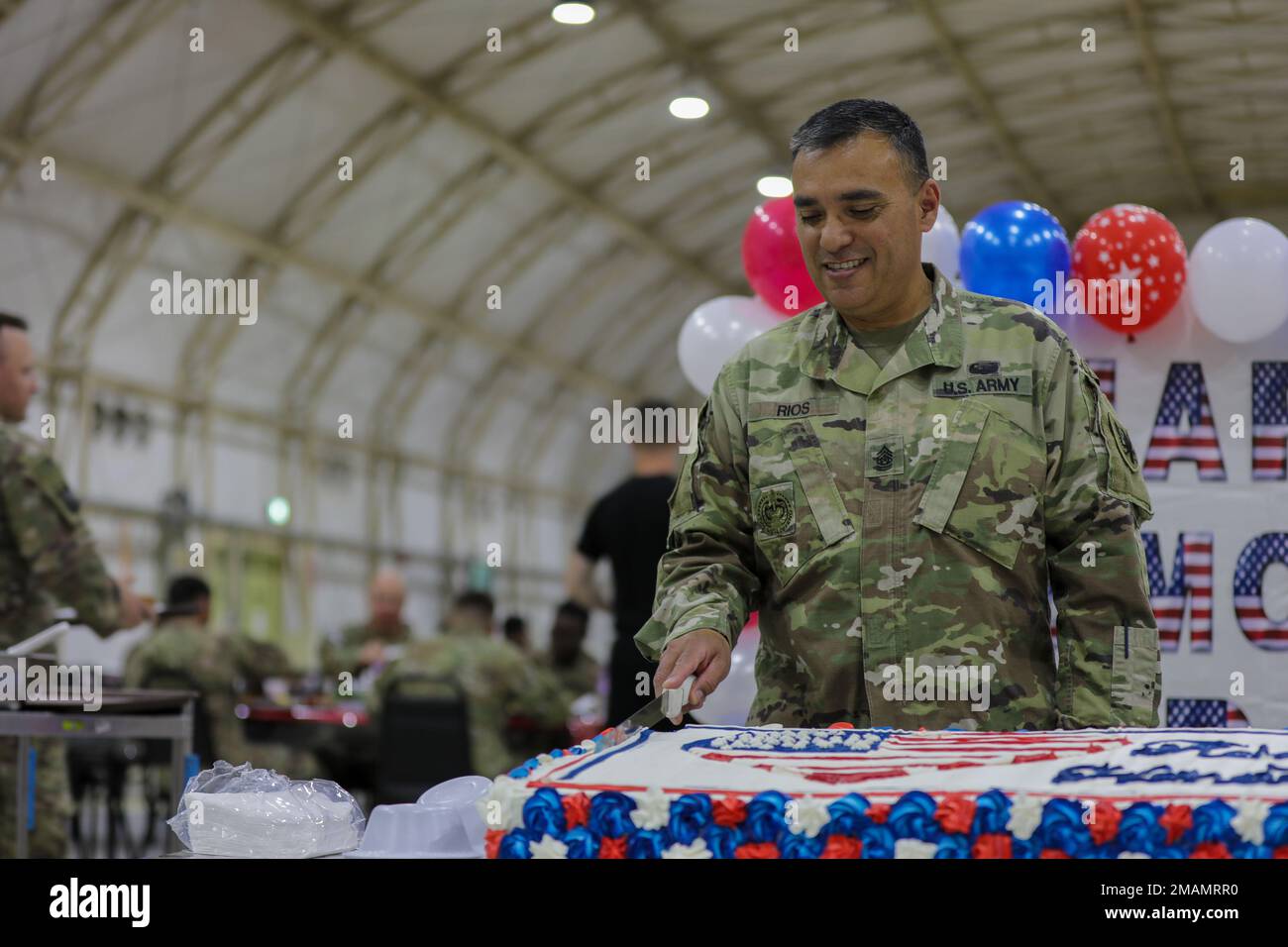 U.S. Army Command Sgt. Maj. Manuel Rios, the senior enlisted leader of ...