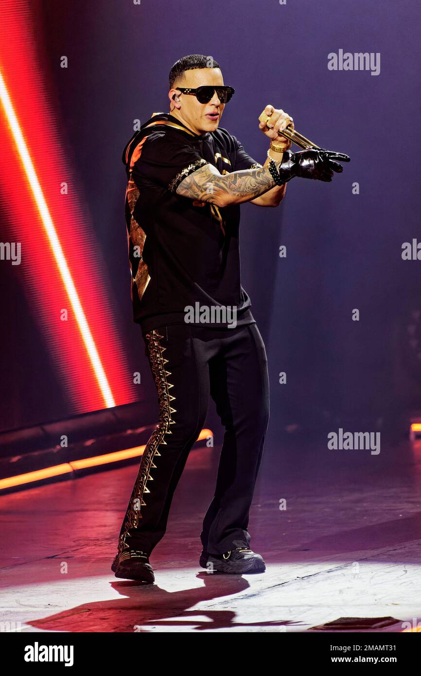 Daddy Yankee performs during his farewell tour "La Ultima Vuelta (The ...