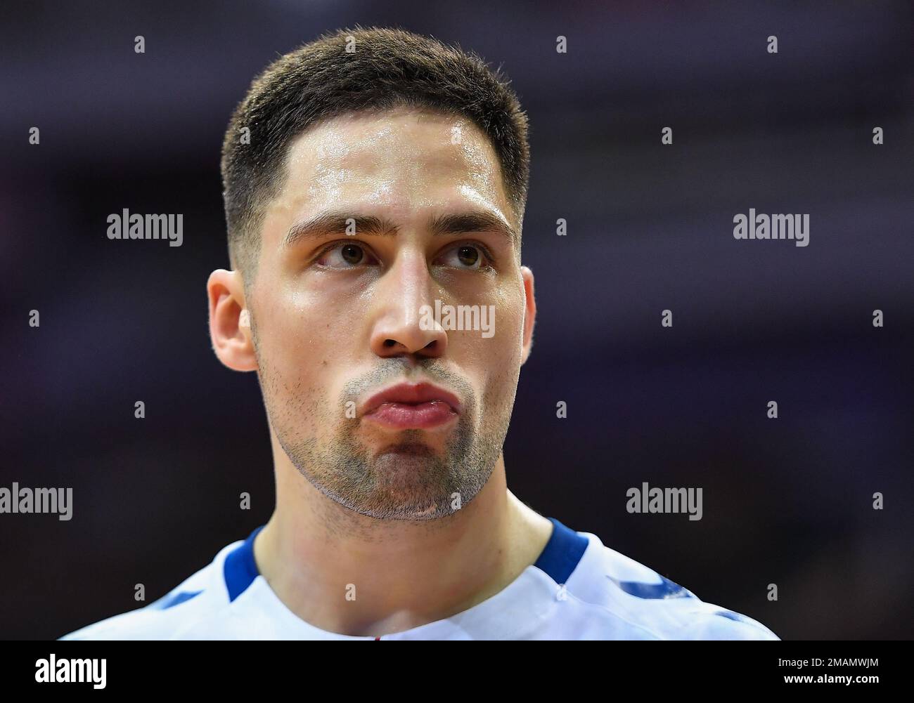 Lazar Kukic during IHF Men’s World Championship match between Norway