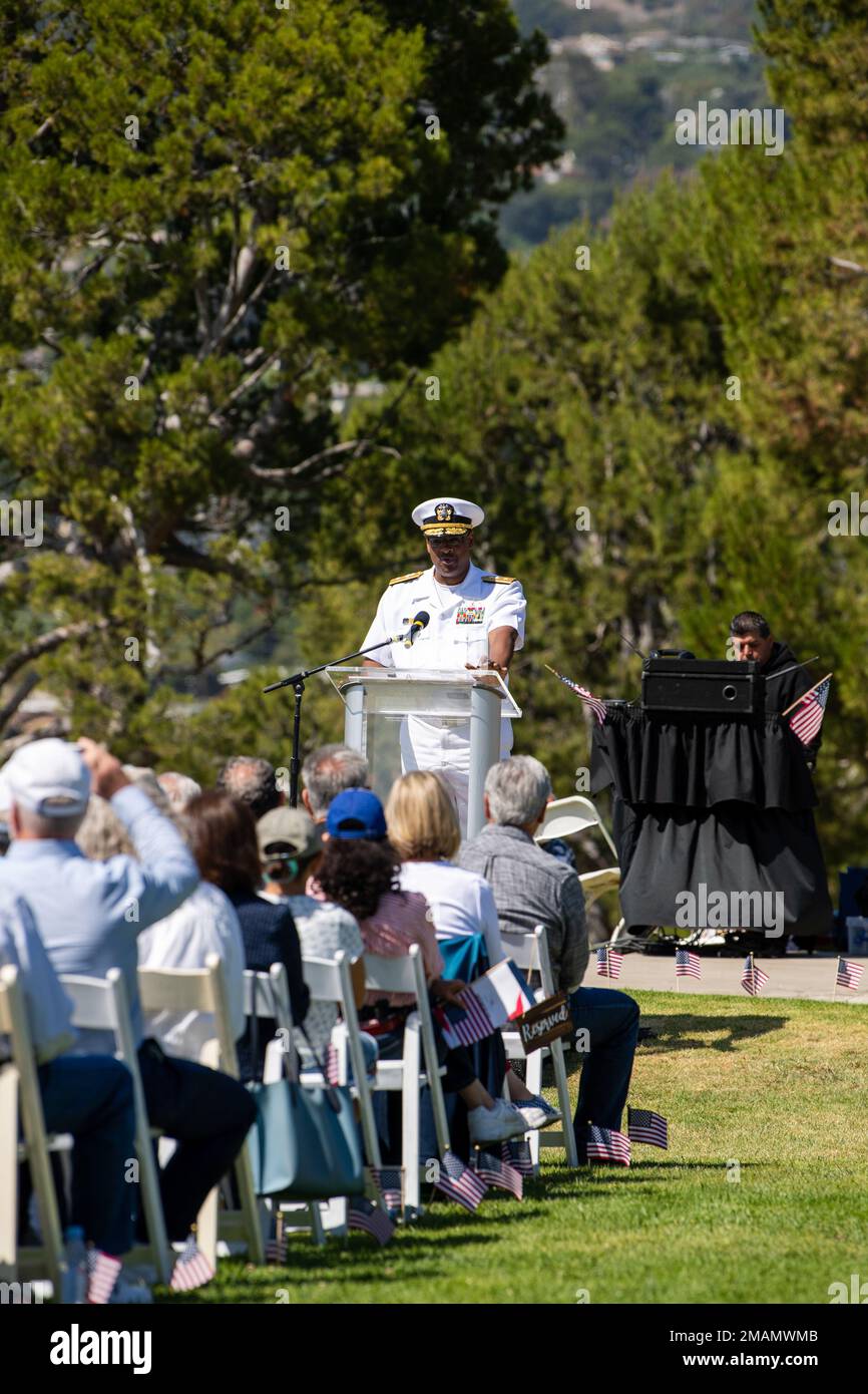 SAN PEDRO (May 30, 2022) Rear Adm. Larry D. Watkins, deputy commander ...