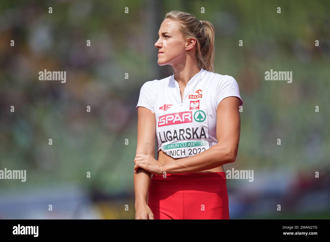 Paulina LIGARSKA participating in the Javelin Throw at the 2022