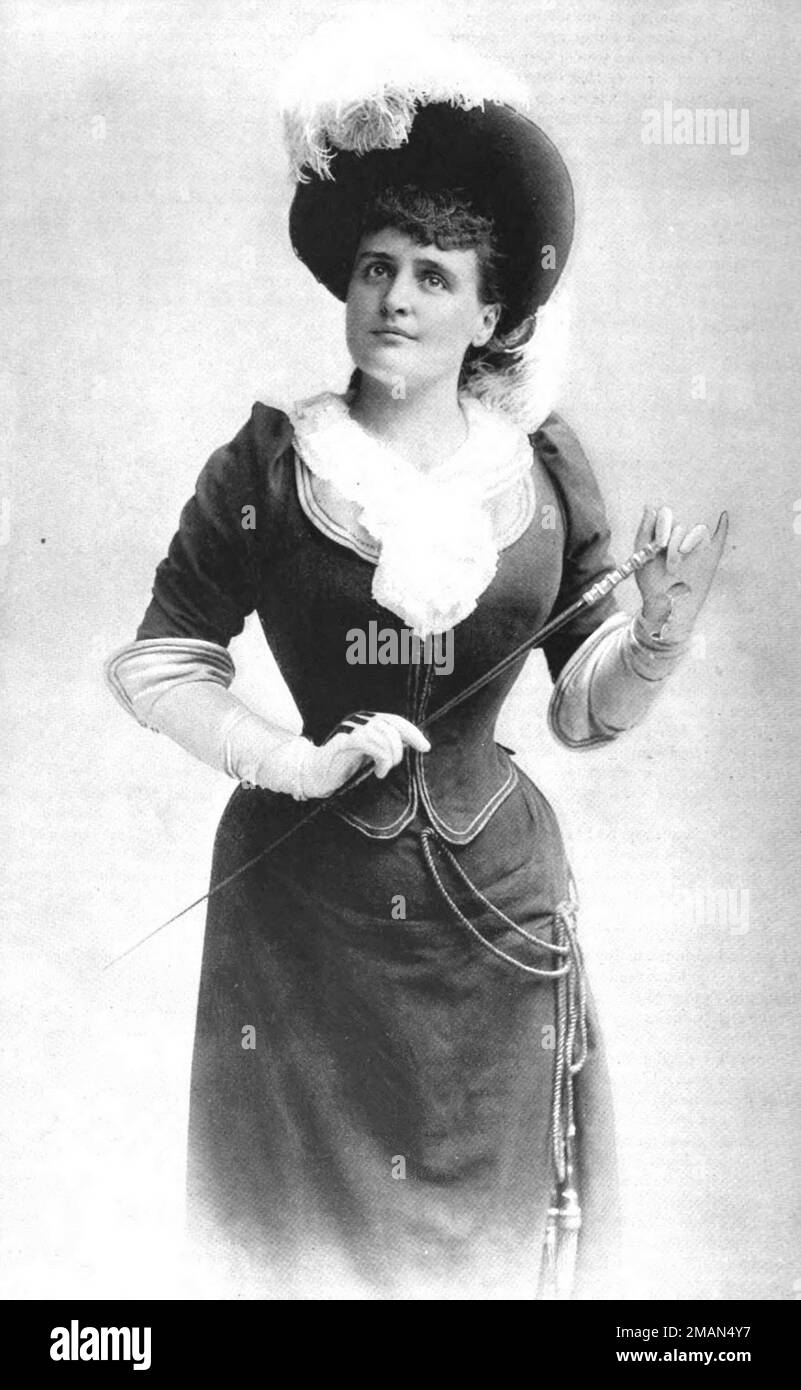 Portrait of actress Isabelle Urquhart, circa 1891 Stock Photo - Alamy