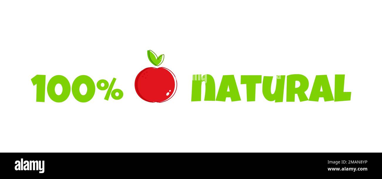 Vegetarian in simple style on white background. Healthy vegan food. Apple Vector background. Green natural background. Healthy eating. Vegetarian food. Organic vegetable banner. Vector illustration Stock Vector