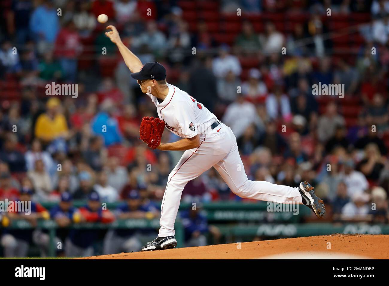 Boston Red Sox's Nick Pivetta pitches during the first inning of a baseball  game against the Oakland Athletics, Tuesday, June 14, 2022, in Boston. (AP  Photo/Michael Dwyer Stock Photo - Alamy
