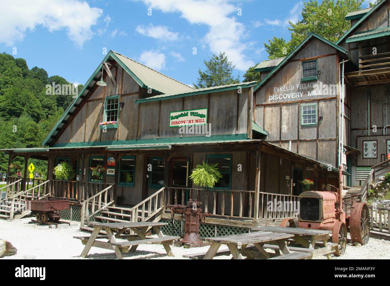 Little Switzerland, NC, USA. The Emerald Village Discovery Mill
