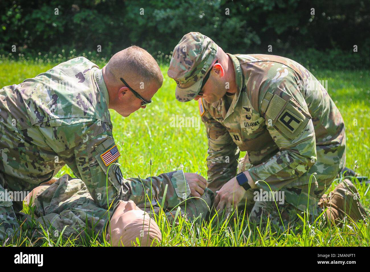 Soldiers assigned to 4th cavalry multifunction training brigade 1st
