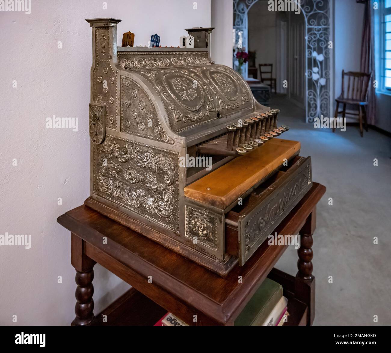An antique cash register. KwaZulu Natal, South Africa Stock Photo Alamy