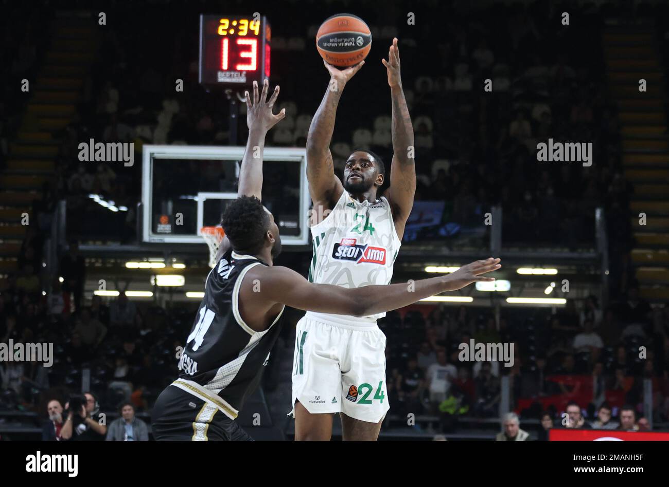 qw24during the Euroleague basketball championship match Segafredo Virtus  Bologna Vs. Panathinaikos Athens - Bologna, January 19, 2023 at Segafredo  Arena Credit: Live Media Publishing Group/Alamy Live News Stock Photo -  Alamy