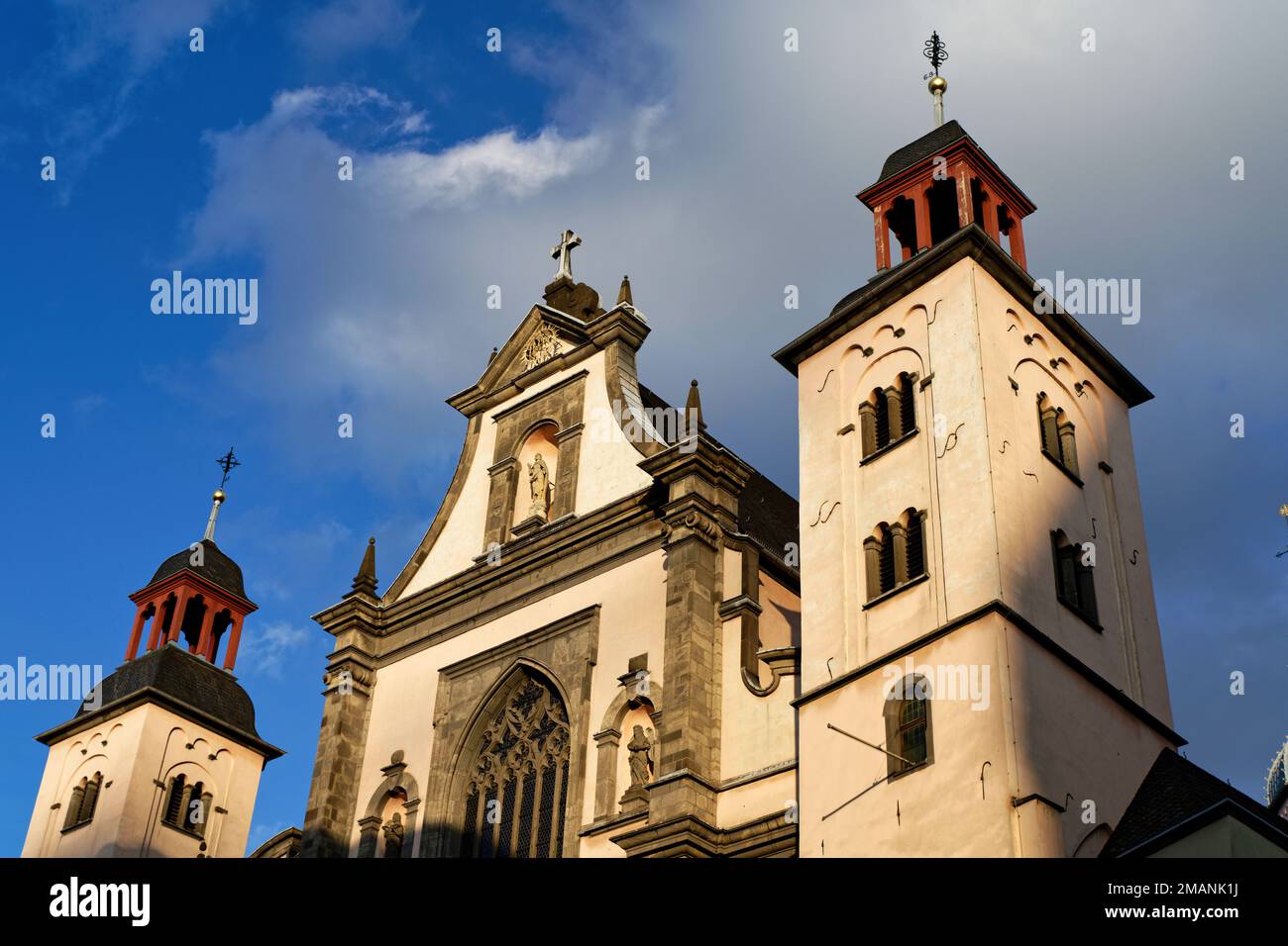 Jesuit church of St Maria Himmelfahrt St Mary's Assumption in Cologne Stock Photo