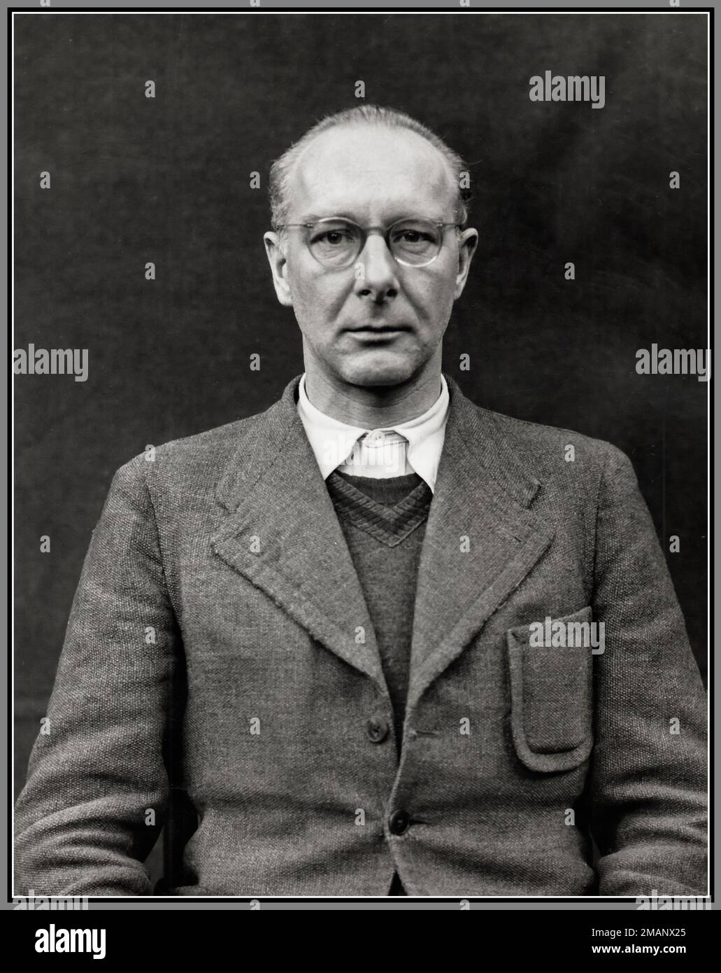 Viktor Hermann Brack Nazi war criminal German economist and Nazi party functionary convicted war criminal (1904-1948) Viktor Hermann Brack Viktor Brach defendant in the Doctors Trial Executed for war crimes Nuremberg 1948 Stock Photo