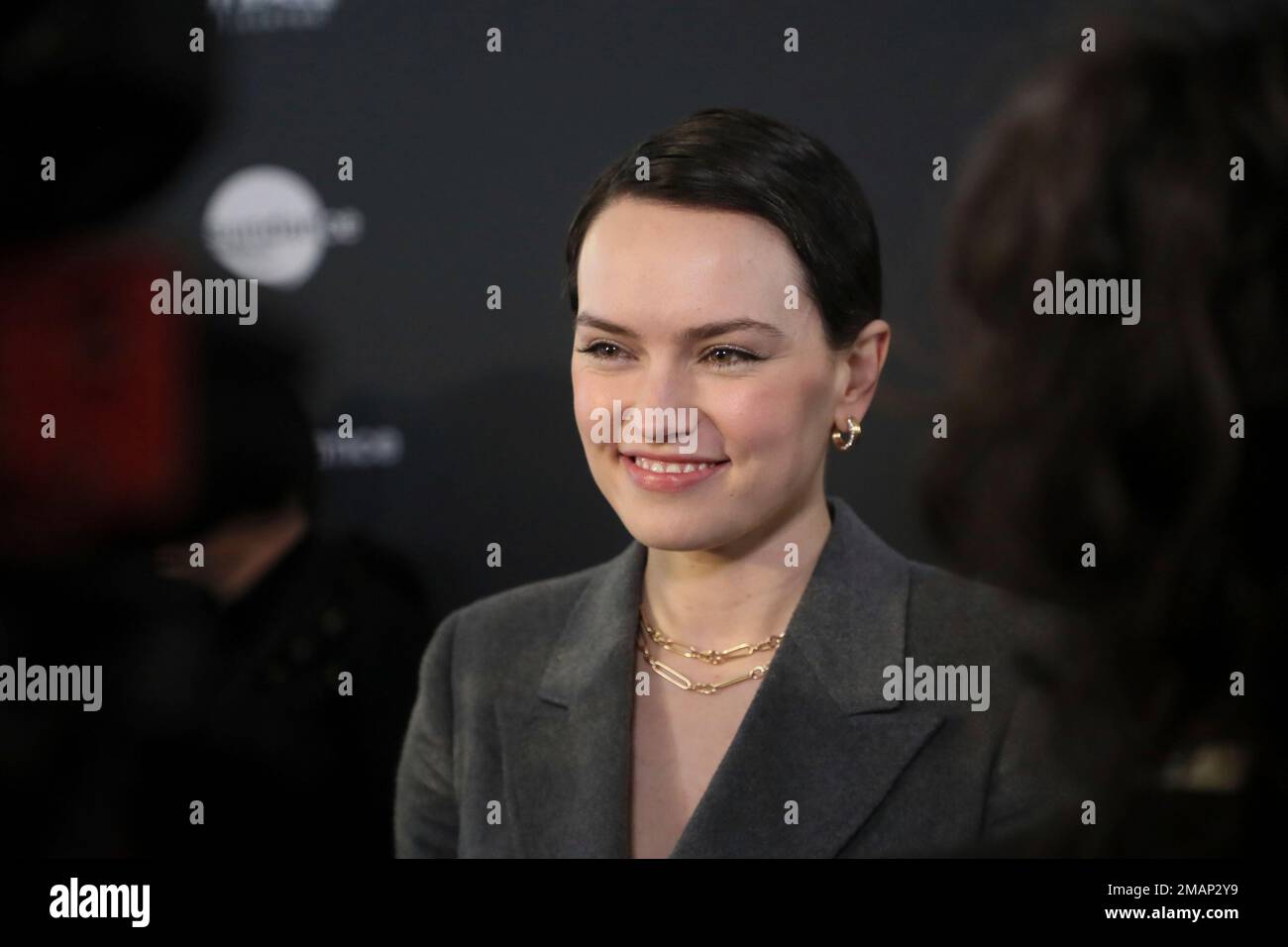 Danny Ridley Actor and producer Daisy Ridley is interviewed at the