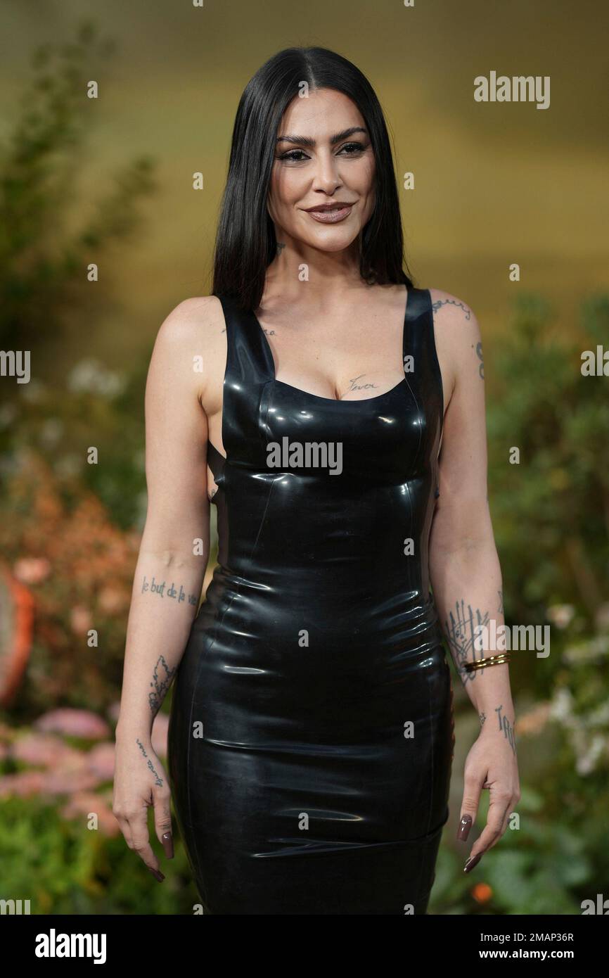 Cleo Pires poses for photographers upon arrival for the world premiere