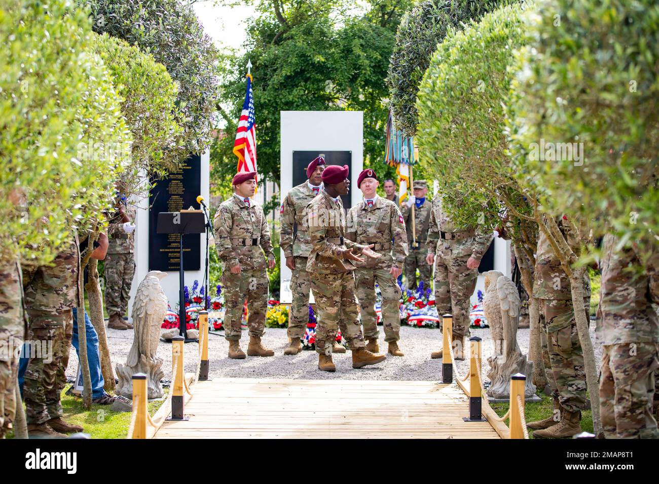 The 82nd Airborne Division’s All American Chorus performs at the
