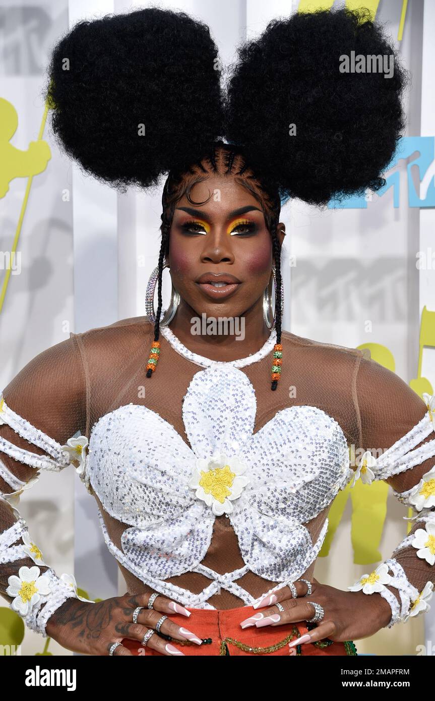 X Change arrives at the MTV Video Music Awards at the Prudential