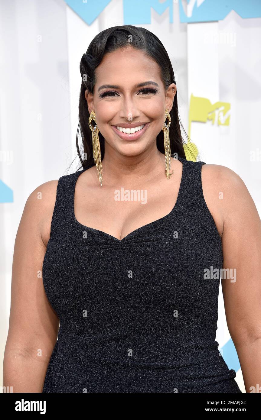 Nessa arrives at the MTV Video Music Awards at the Prudential Center on ...