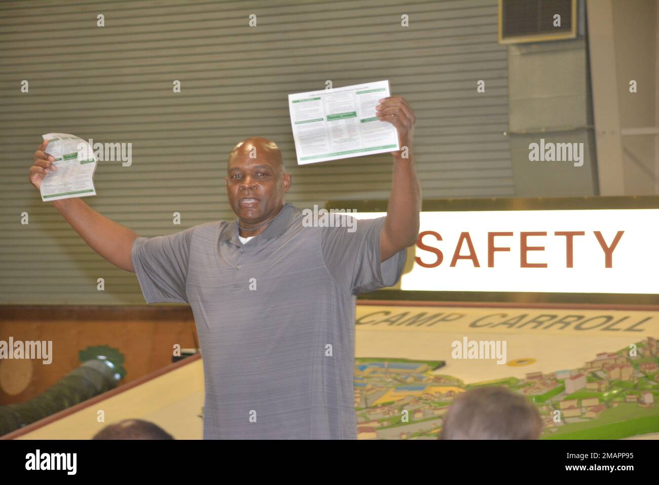 Larry Maxey, safety officer, Army Field Support Battalion Northeast