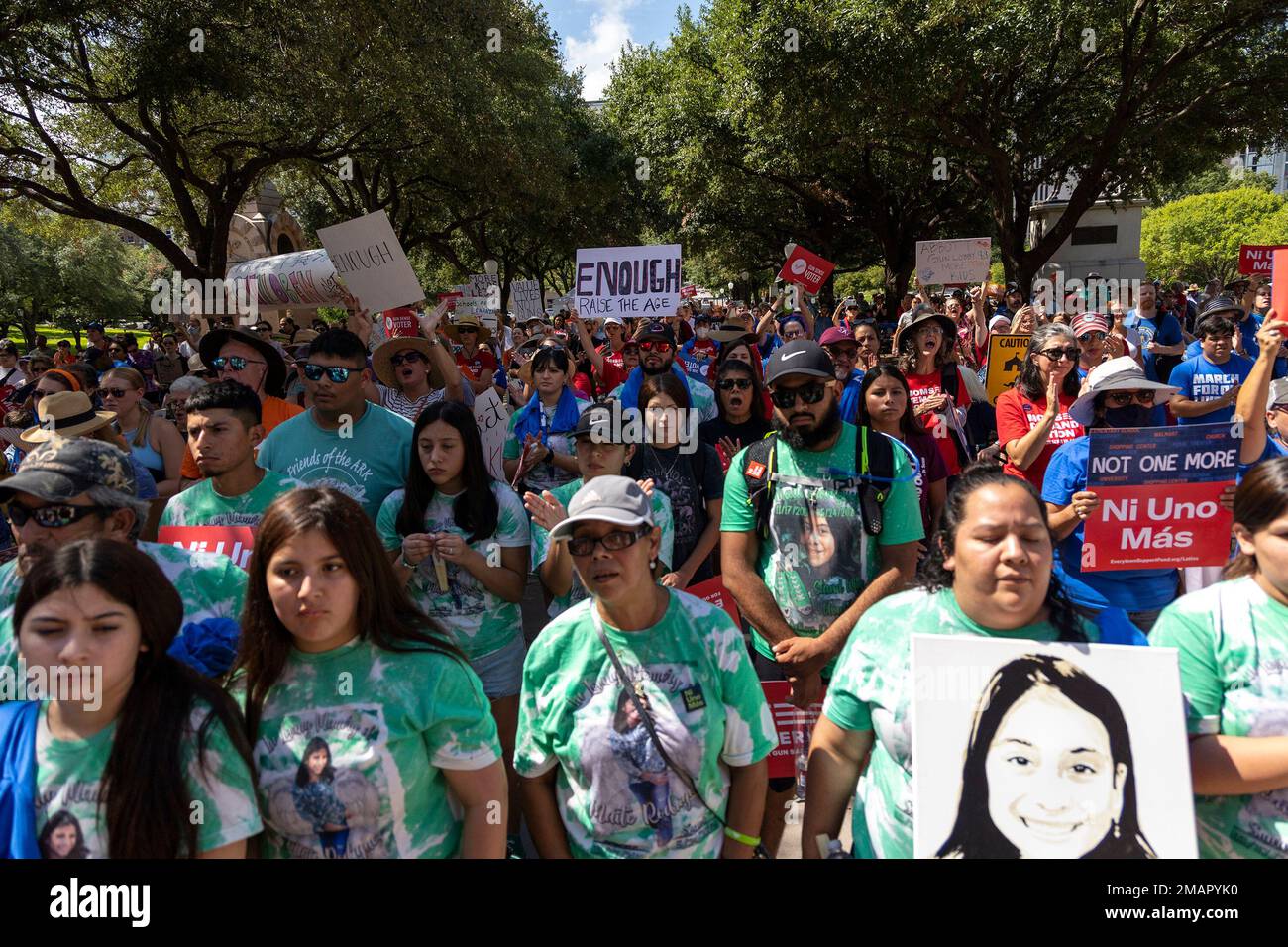 A March for Our Lives rally at the Texas State Capitol, Saturday, Aug. 27, 2022, in Austin