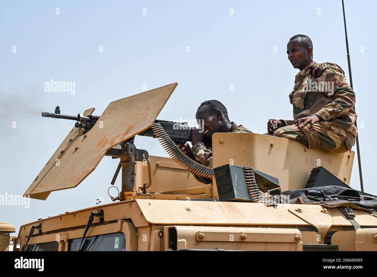U.S. Army National Guard Soldiers assigned to the 2nd Security Force ...